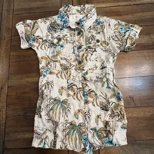 Banana Republic Toddler Linen Safari Romper